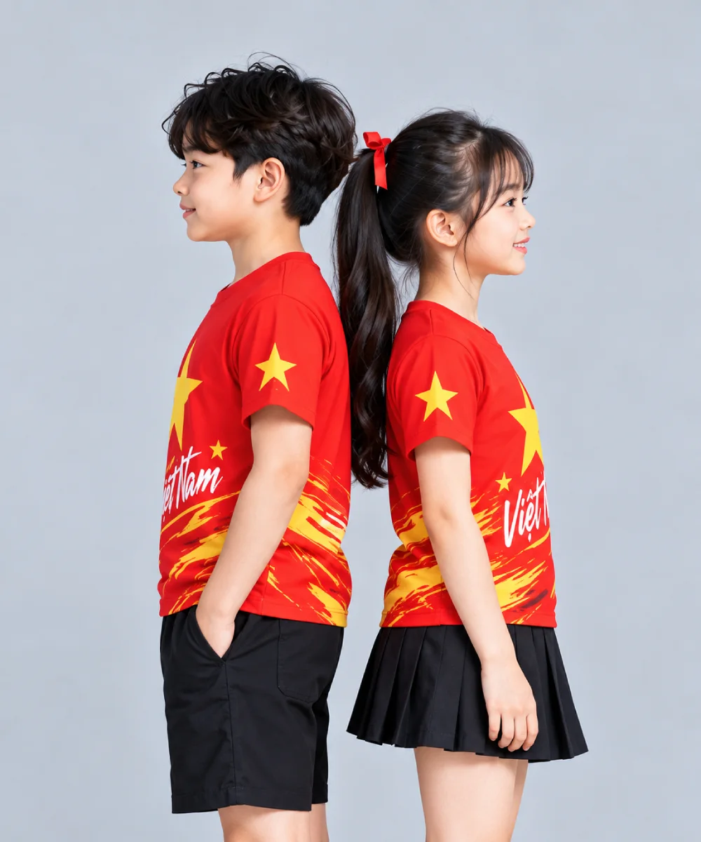 Áo Cờ Đỏ Sao Vàng Cho Trẻ Em - ảnh 3