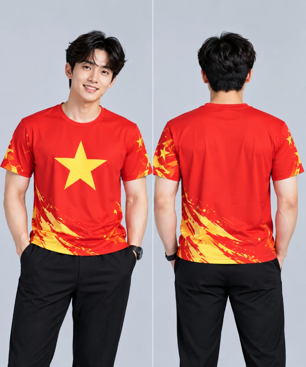 Áo Cờ Đỏ Sao Vàng Đồng Phục Team Building - ảnh 2