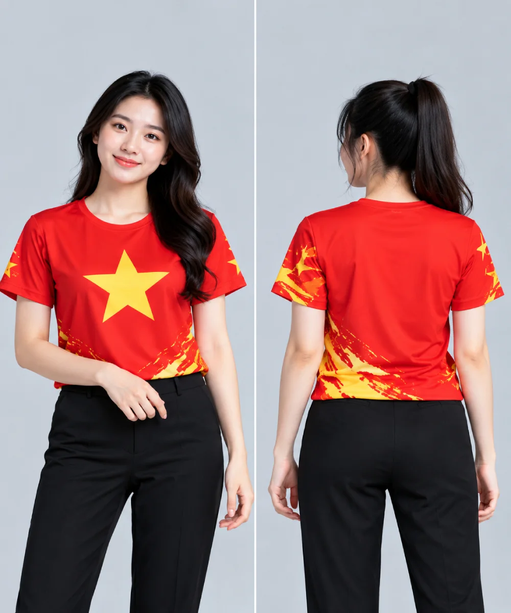Áo Cờ Đỏ Sao Vàng Đồng Phục Team Building - ảnh 4
