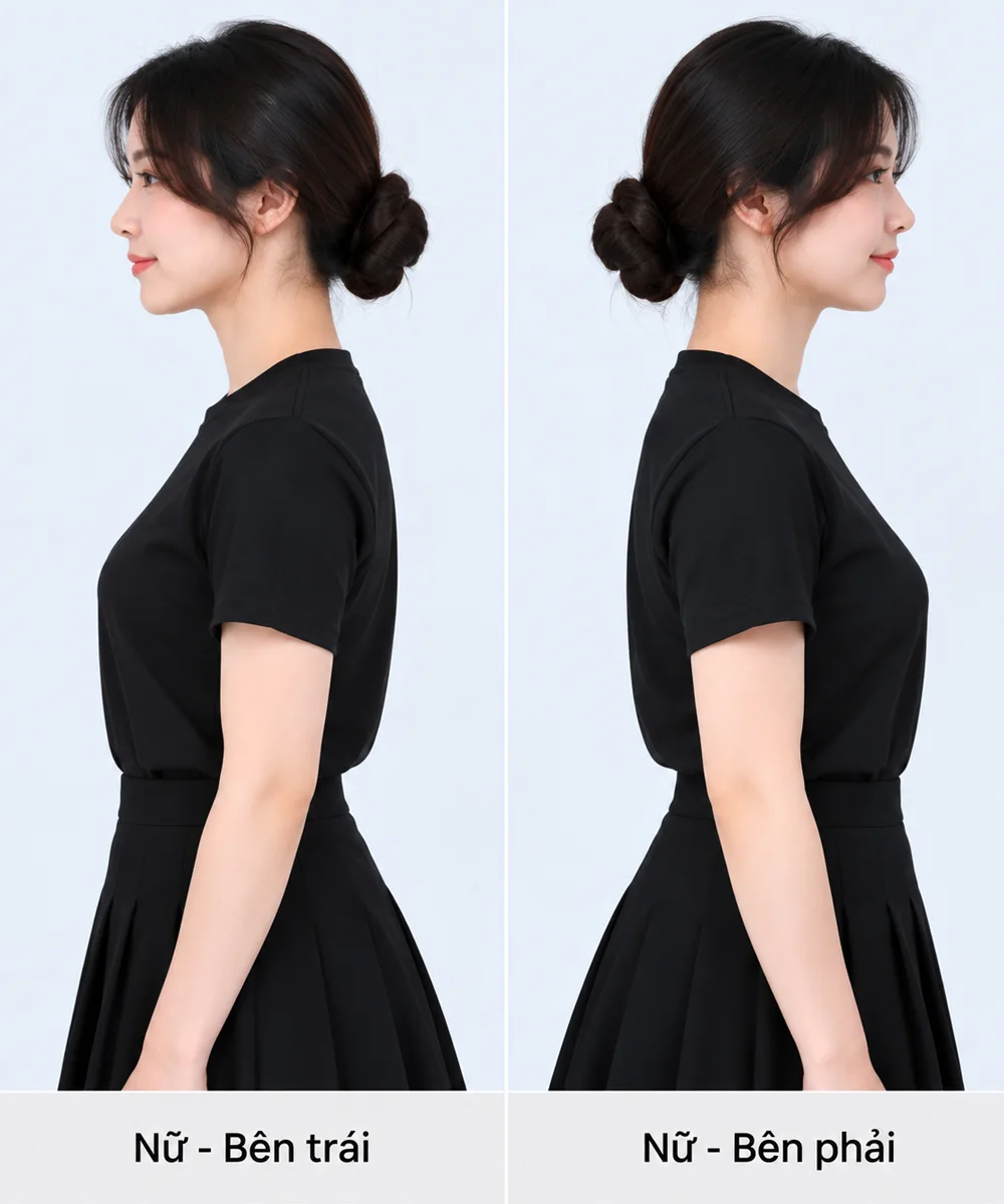 Áo Thun Đồng Phục May Sẵn Màu Đen - ảnh 2