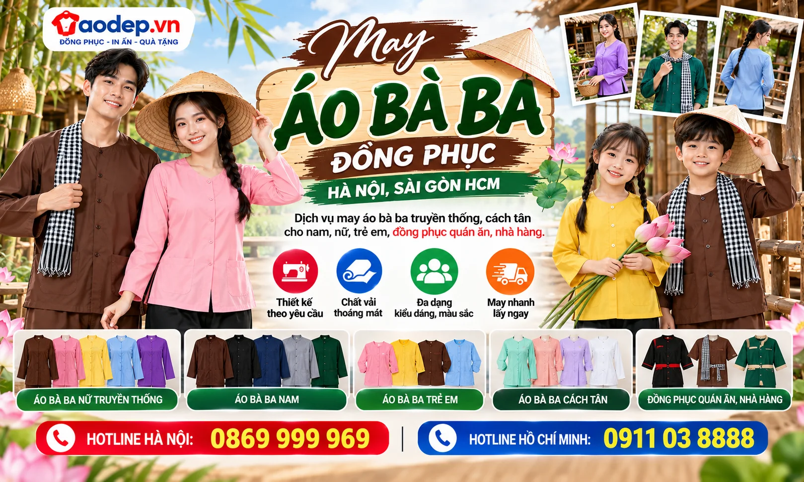 May áo bà ba