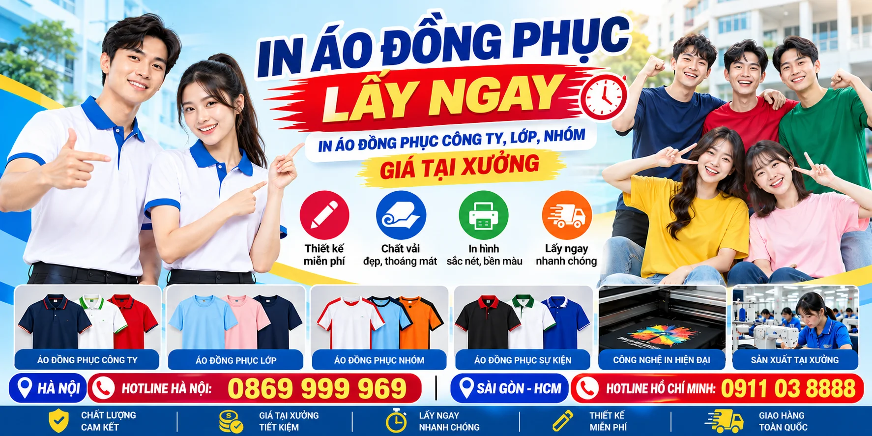 In áo đồng phục