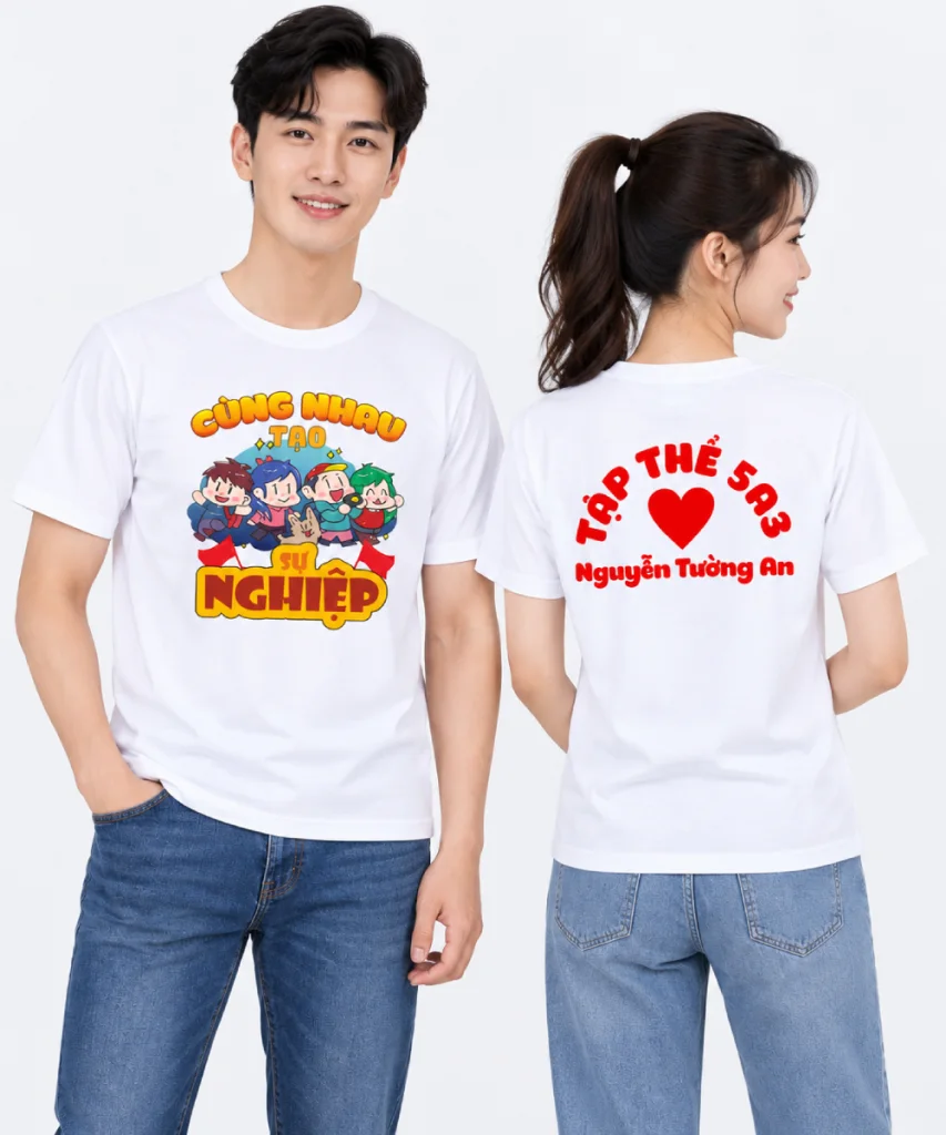 Áo Lớp Tập thể 5A3 Nguyễn Tường An - Cùng nhau tạo sự nghiệp