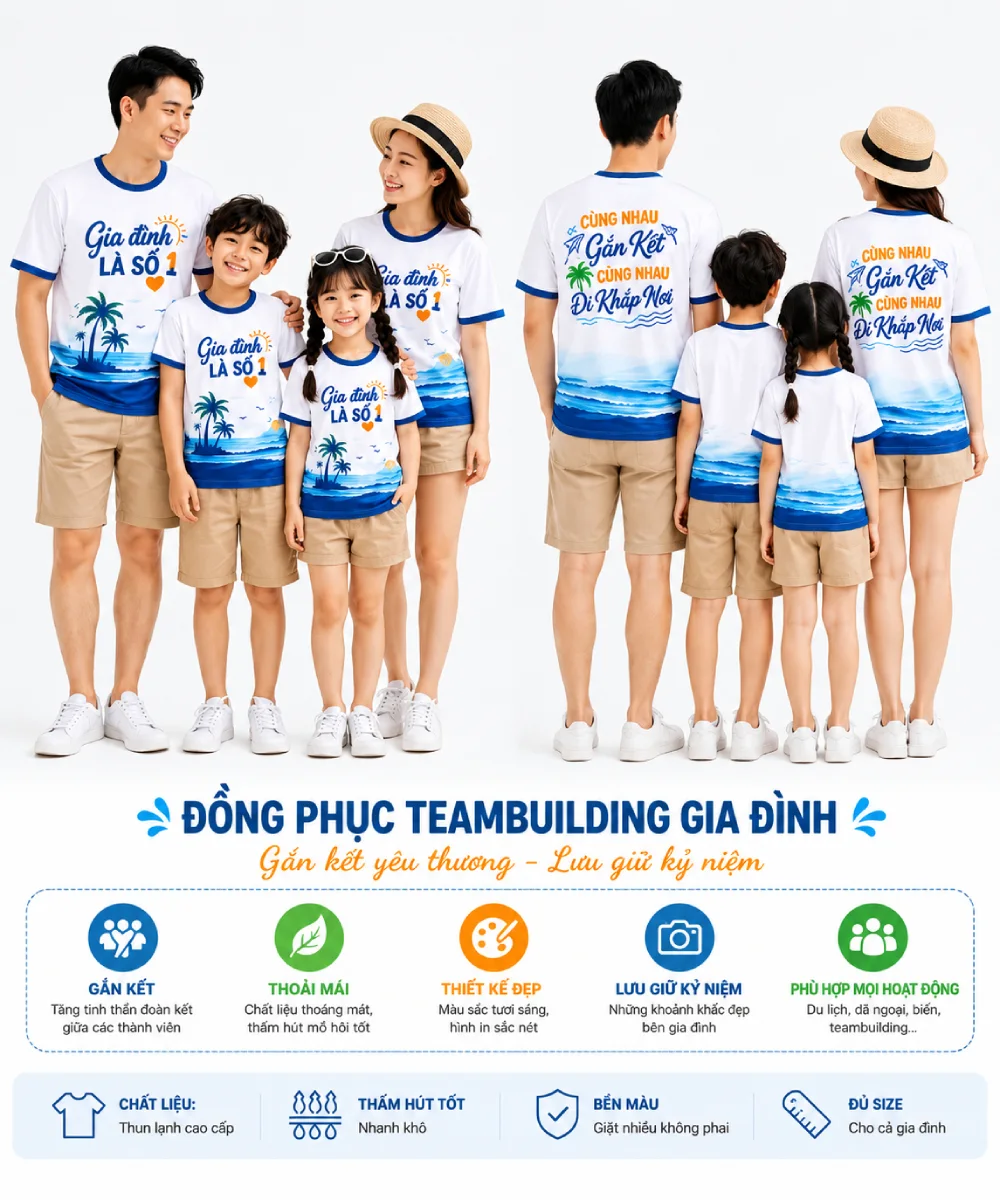 Áo đồng phục Team Building Gia Đình là Số 1