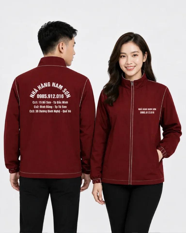 May Áo khoác đồng phục Nhà hàng Nam Sơn