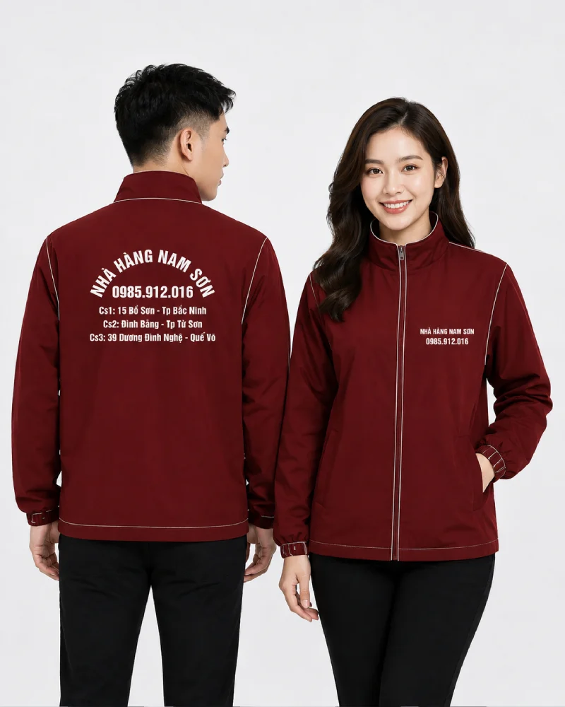 May Áo khoác đồng phục Nhà hàng Nam Sơn