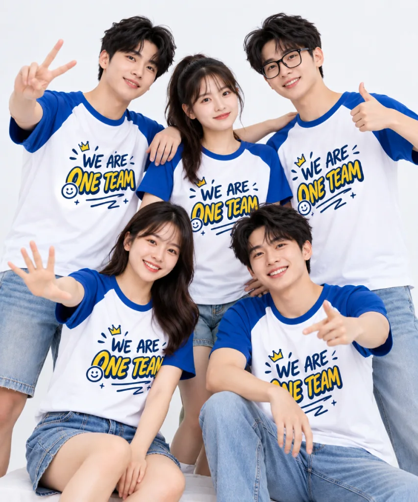 Áo nhóm đồng phục We are One team