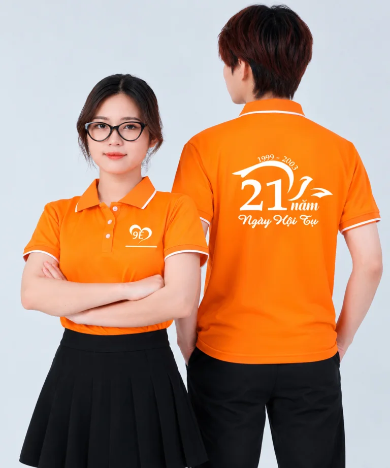 Áo polo đồng phục họp Lớp 9E – 21 năm Ngày hội tụ