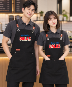 May Tạp Dề Đồng Phục Quán Sữa Dalas