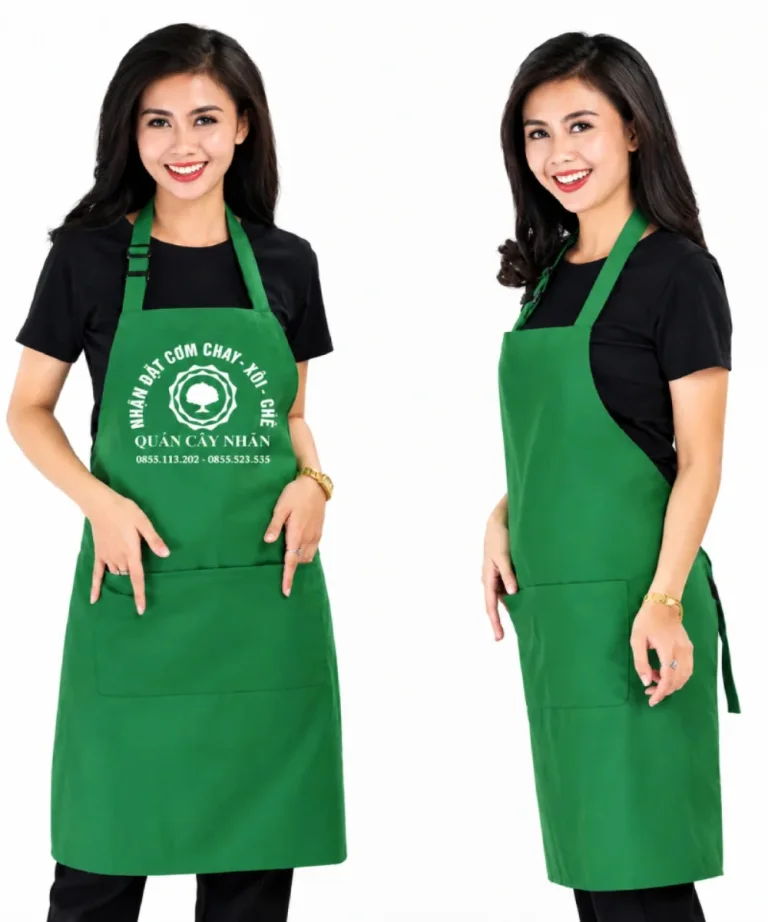 May Tạp dề đồng phục Quán Cây Nhãn