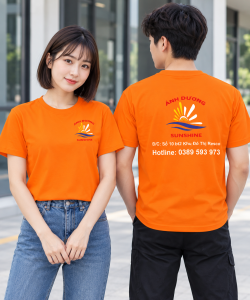May áo cổ tròn Công ty Ánh Dương Sunshine