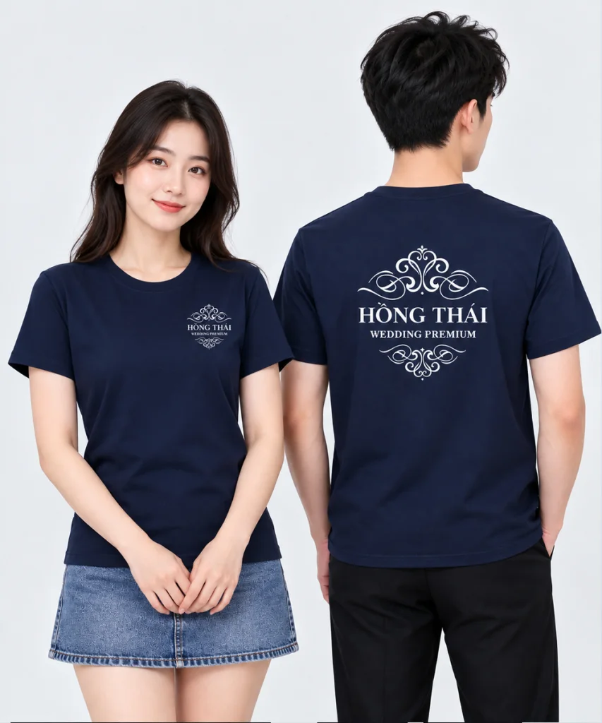 May áo cổ tròn Trung tâm Hồng Thái Wedding Premium