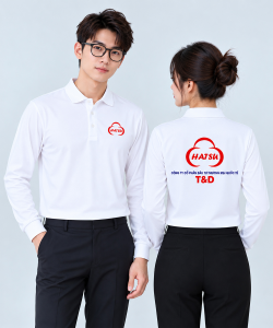 May áo polo dài tay Công ty cổ phần đầu tư Thương mại Quốc Tế Hatsu – T&D