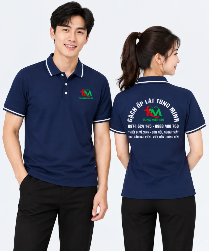 May áo polo đồng phục Cửa hàng Gạch ốp lát Tùng Minh 89