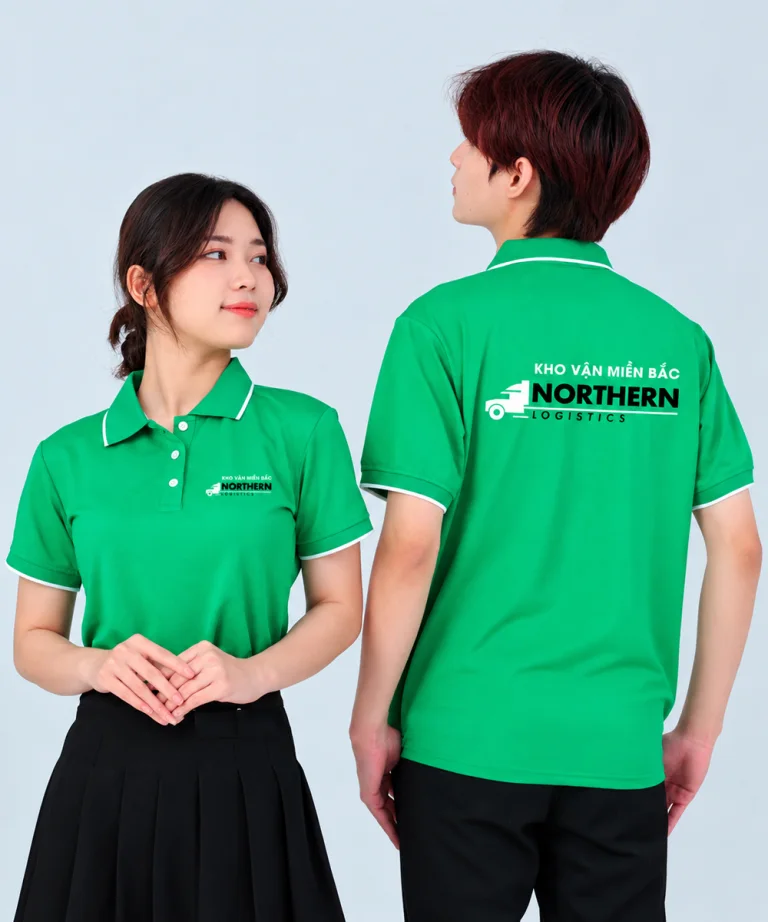 May áo polo đồng phục Kho vận miền Bắc Northern Logistics