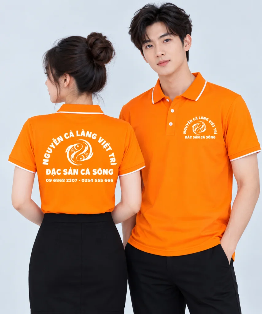 May áo polo đồng phục Quán Nguyễn Cá Lăng Việt Trì