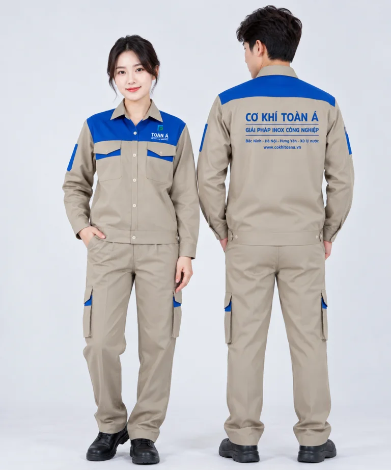 May quần áo bảo hộ Cơ Khí Toàn Á