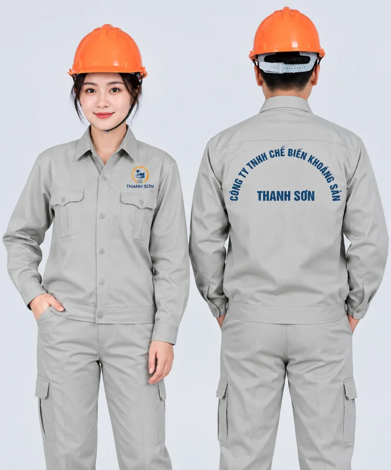 May quần áo bảo hộ Công ty TNHH Chế biến khoáng sản Thanh Sơn