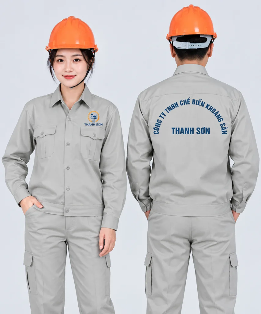 May quần áo bảo hộ Công ty TNHH Chế biến khoáng sản Thanh Sơn